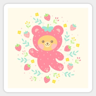 Strawbeary Sticker